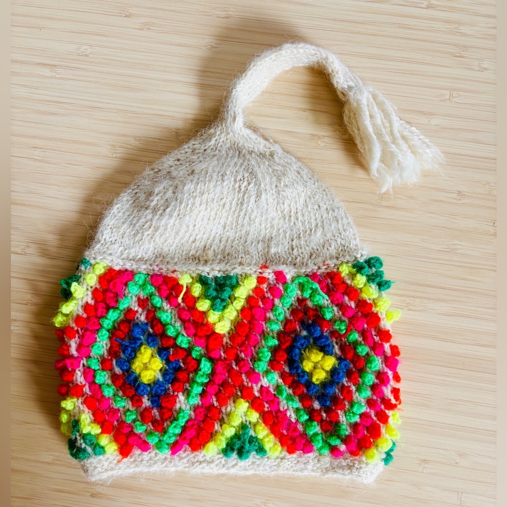 Vibrant Multicolor Knit Women's Hat